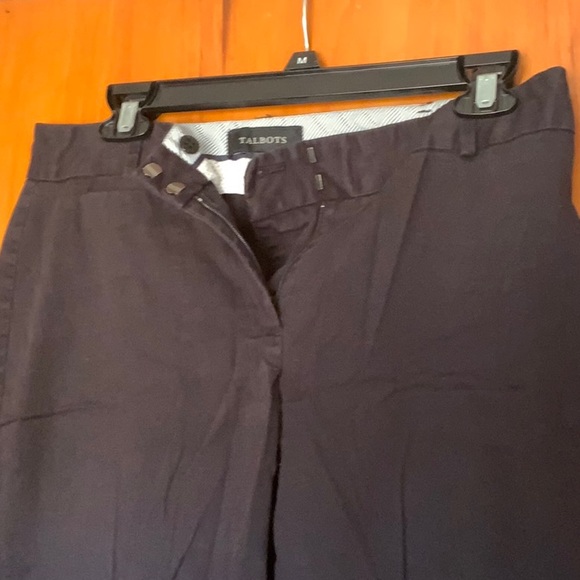 Talbots chinos black size 6 - Picture 2 of 5